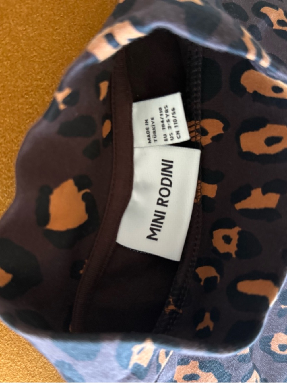 Two Mini Rodini Leopard Print Tops - Picture 4 of 5